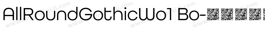 AllRoundGothicWo1 Bo字体转换